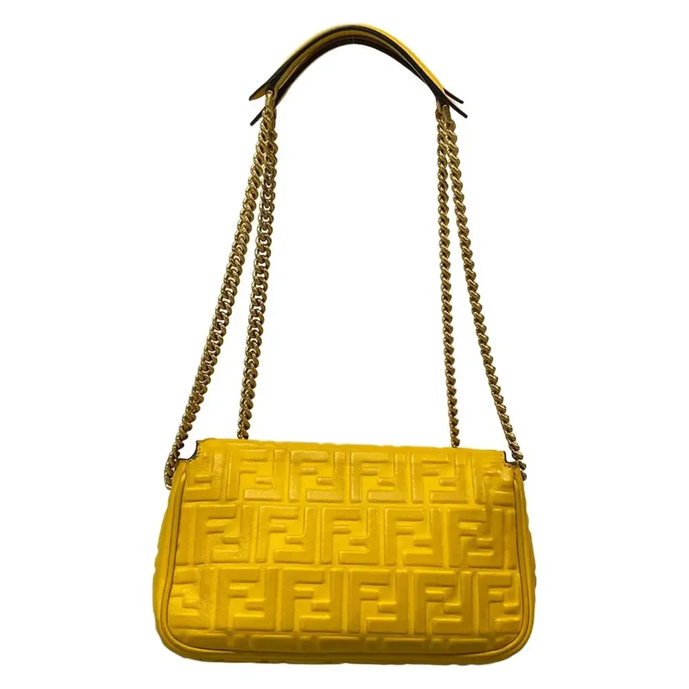 Fendi Baguette Chain Midi Shoulder Bag 8BR793